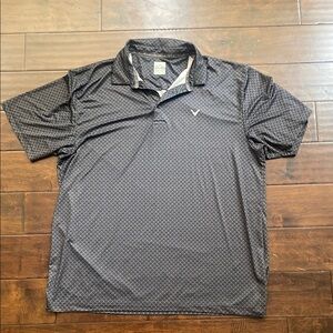 Callaway Black Performance Polo Shirt